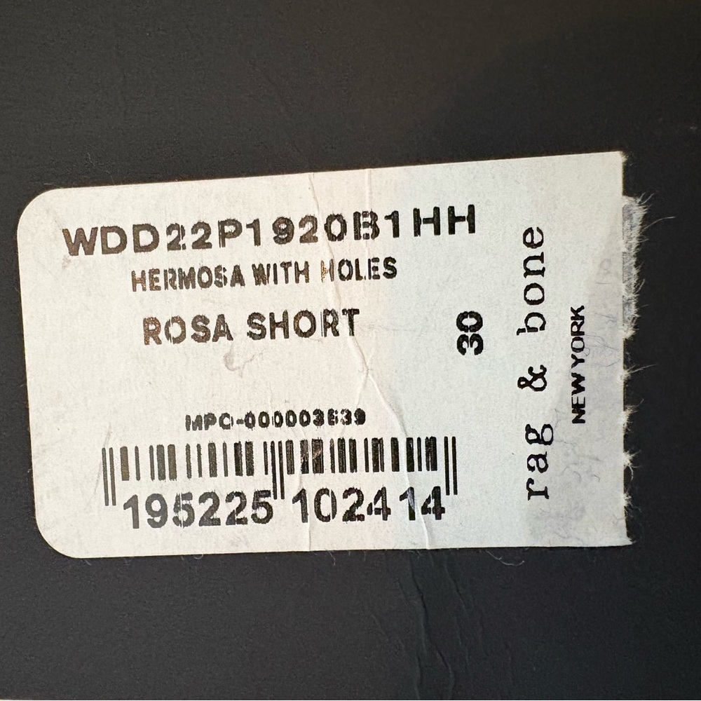 Rag & Bone Rosa Mid-Rise Short - Picture 11 of 11